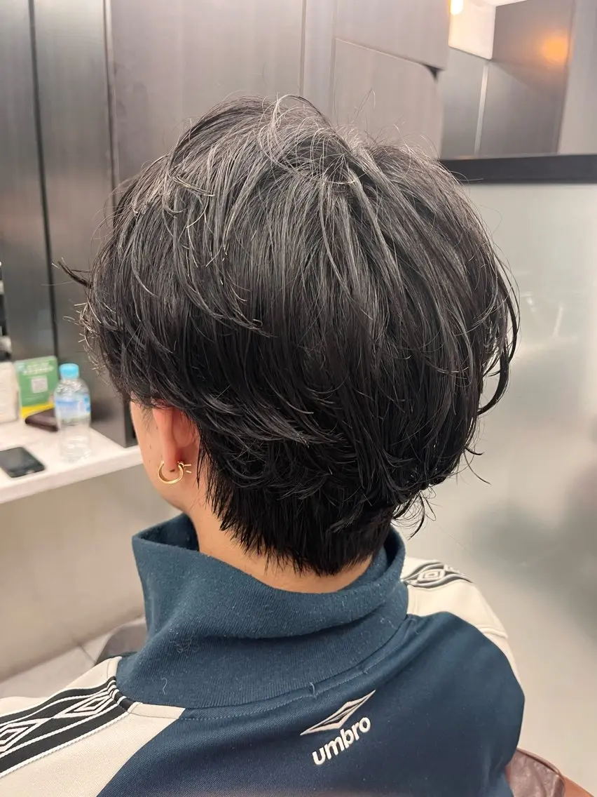 🔥ご新規様限定🔥メンズカット+フェザーパーマ(ケアパーマ)の写真