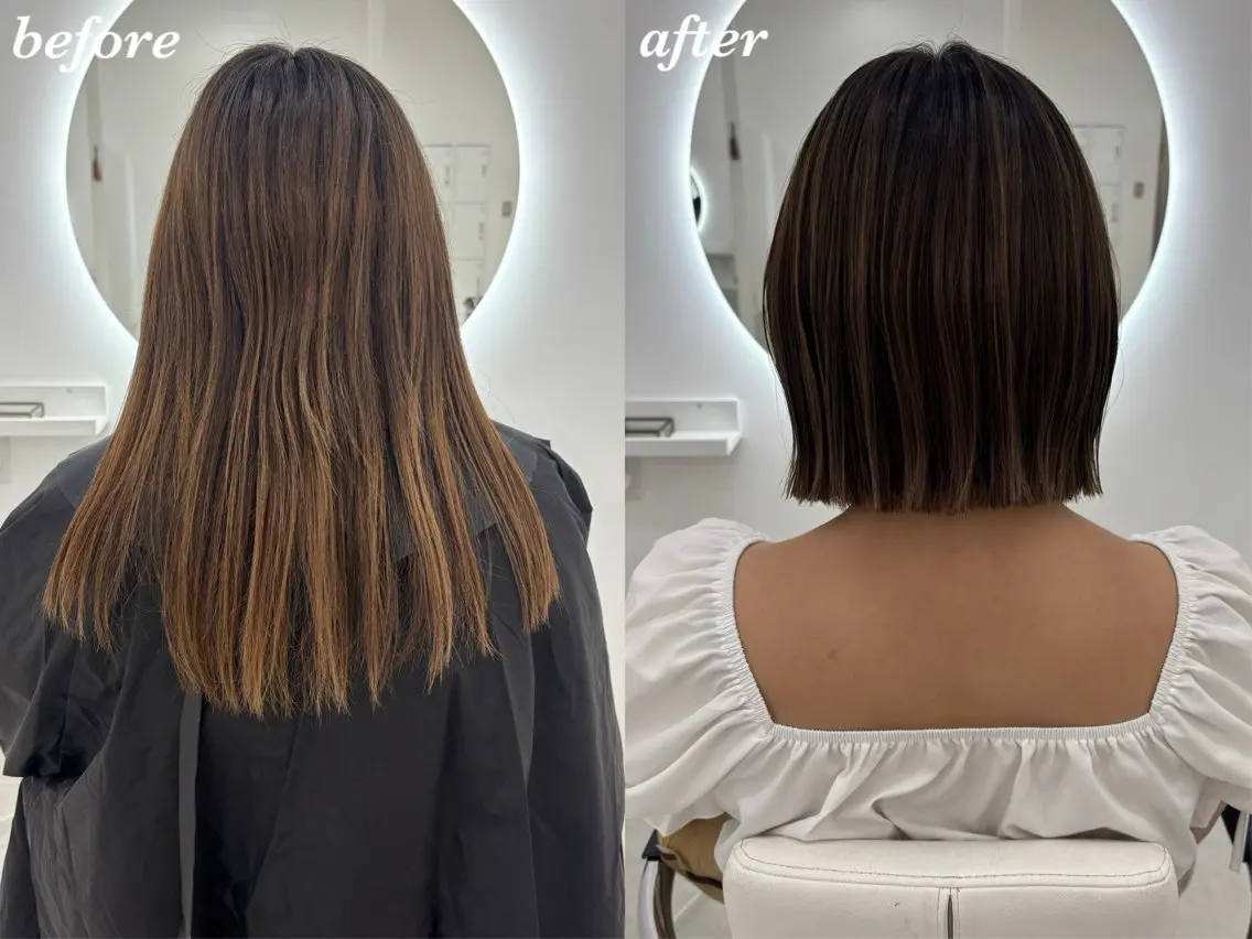 ショート カット トリートメント 【aini天王寺】 𝐚𝐢𝐫𝐢✂︎のヘアスタイル
