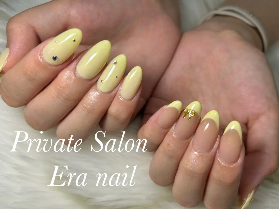 ネイル フレンチネイル ワンカラーネイル ハンドネイル Era nailのネイルデザイン