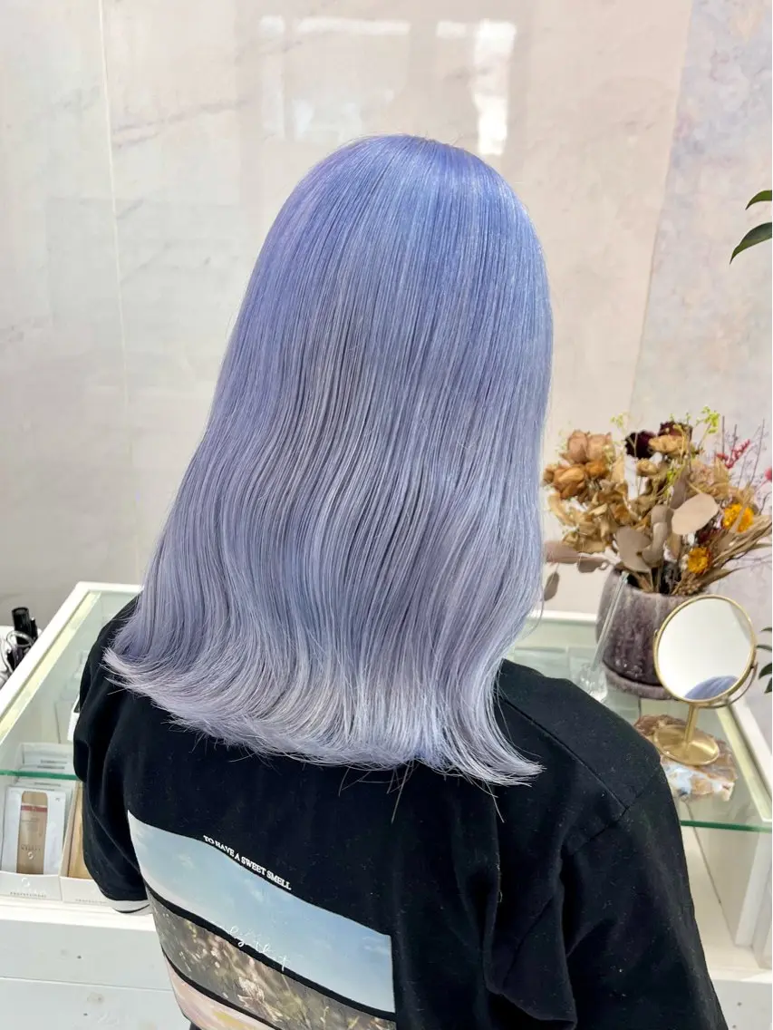 ミディアム カラー パーマ ヘアアレンジ メンズ キッズ ヘアカラー トリートメント 💖オタク美容師 ꒰ঌ♡モモ♡໒꒱のヘアスタイル