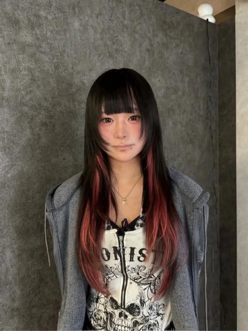 ロング カット エクステ 🐺新宿manabu プルエクステのヘアスタイル
