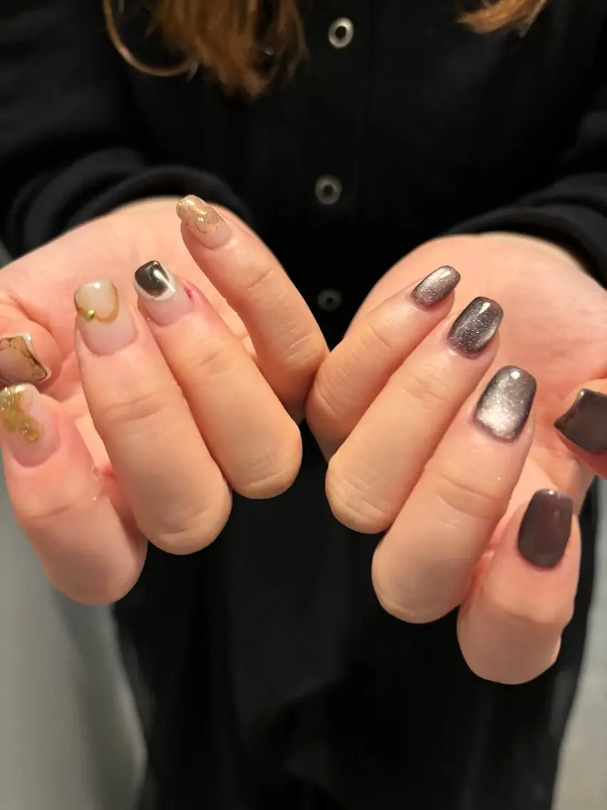ネイル マグネットネイル ハンドネイル chika / nailのネイルデザイン