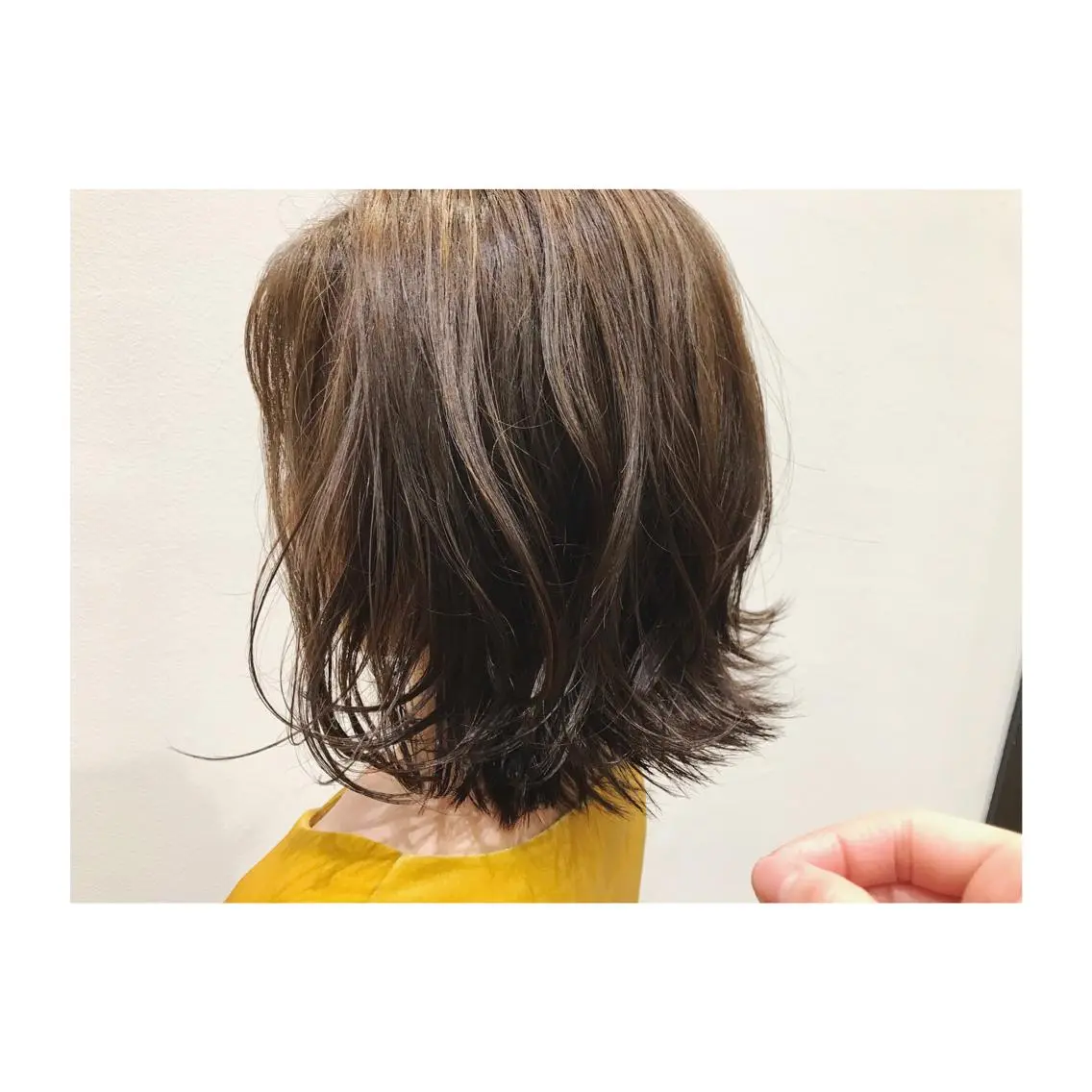 ミディアム カラー くるくるパーマ aikoのヘアスタイル