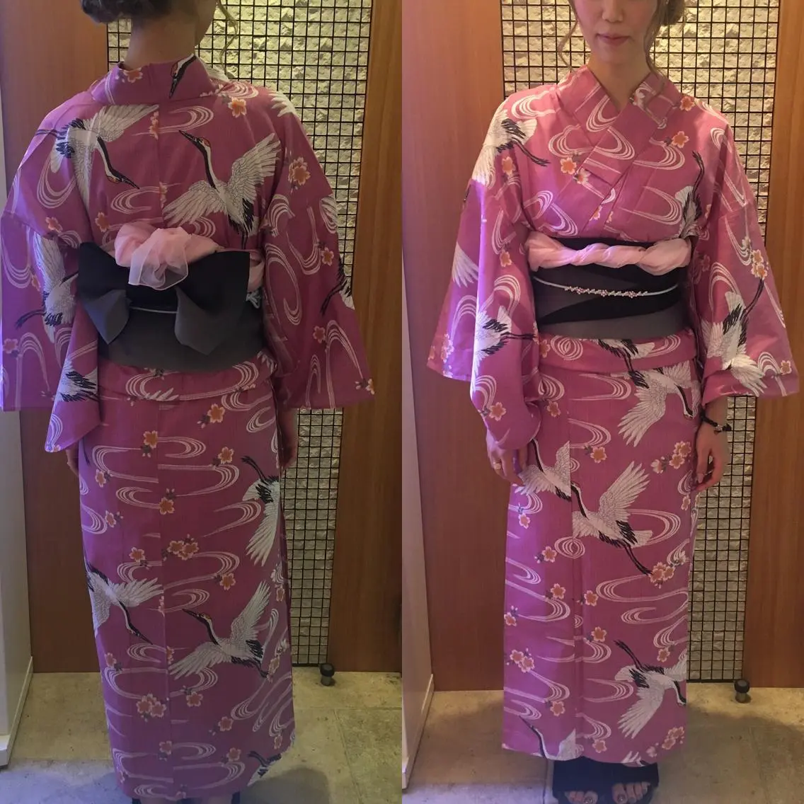 ロング ヘアアレンジ 浴衣 G LUX 清水のマツエク・マツパデザイン