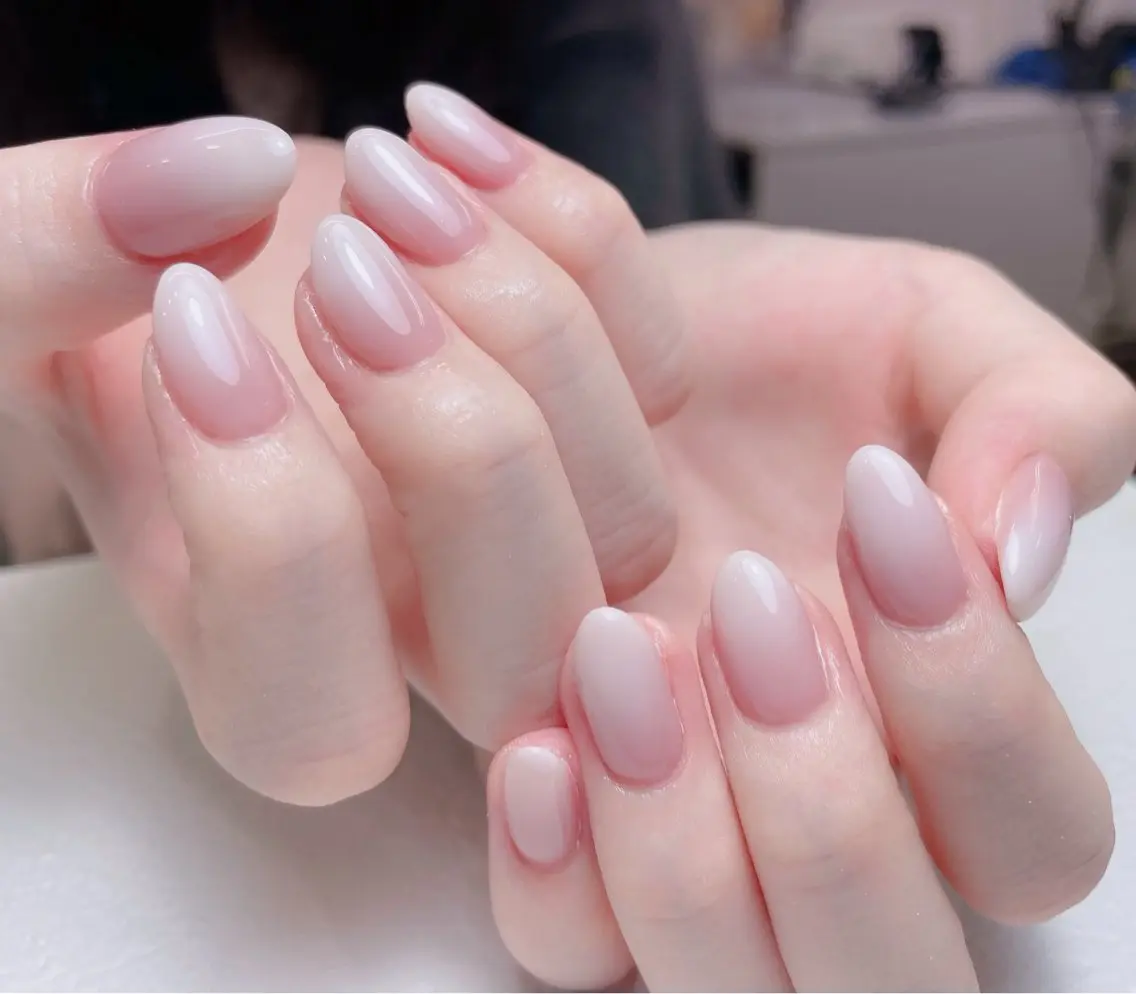 ネイル チークネイル 長さ出し フレンチネイル ジェルネイル 韓国ネイル 中野駅から2分 MEO NAILのネイルデザイン