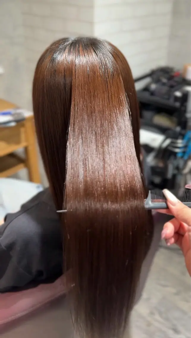ロング 乃空/★縮毛矯正✩* /うる艶(.⩊<)☆のヘアスタイル