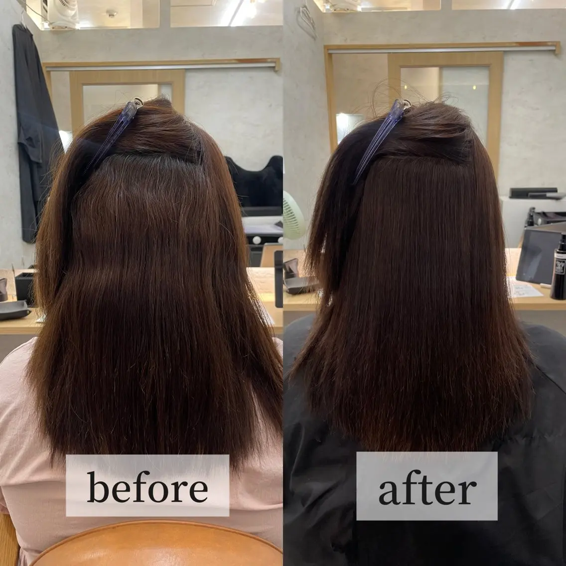 ロング パーマ 縮毛矯正 トリートメント 高橋 芽衣のヘアスタイル