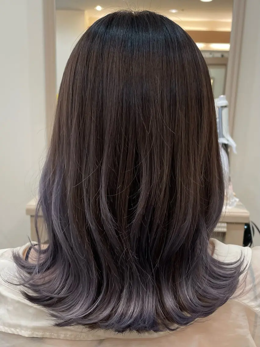 セミロング ヘアカラー sawa tamaeのヘアスタイル