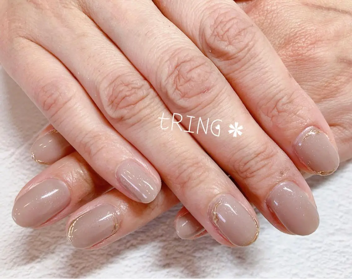 ネイル ハンドネイル tRING＊ しいの木台のネイルデザイン