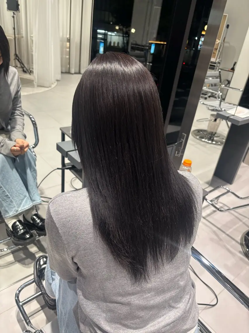 【25日限定先着クーポン】 ワンカラー+カット+トリートメント🥣🖤の写真
