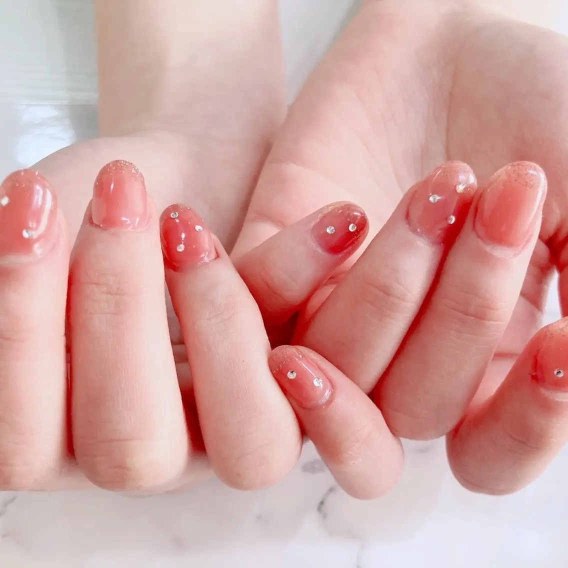 ネイル シンプルネイル ハンドネイル andS Sayakaのネイルデザイン