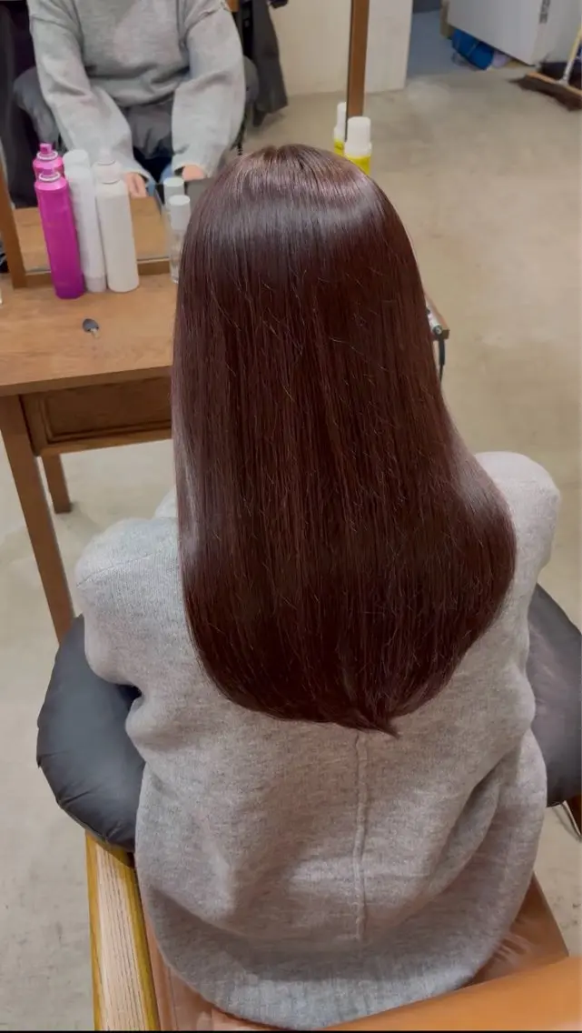セミロング カット ヘアカラー トリートメント SONO 【一宮】のヘアスタイル