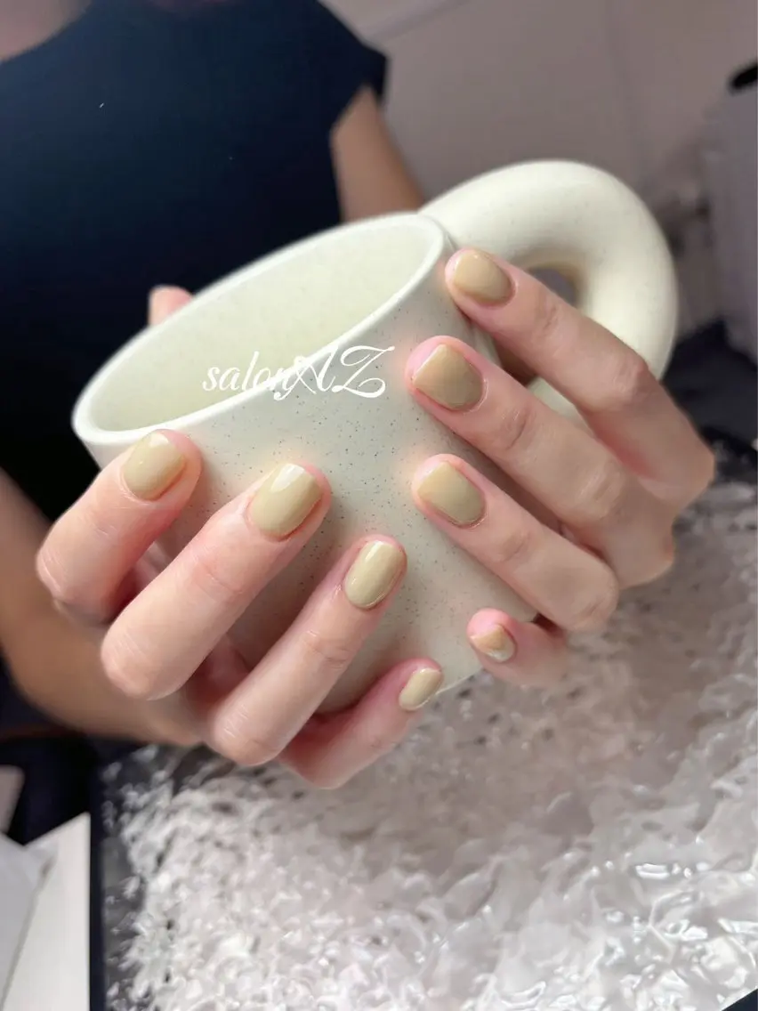 ネイル ワンカラーネイル salon AZのネイルデザイン