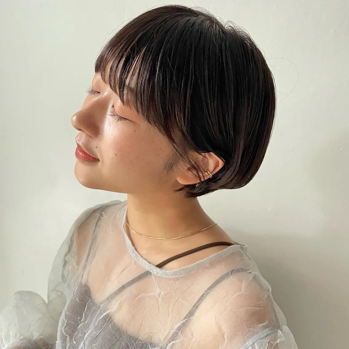 ショート キッズ 丸みショート ショートヘア yupi🐈‍⬛ レイヤー/パーマのヘアスタイル