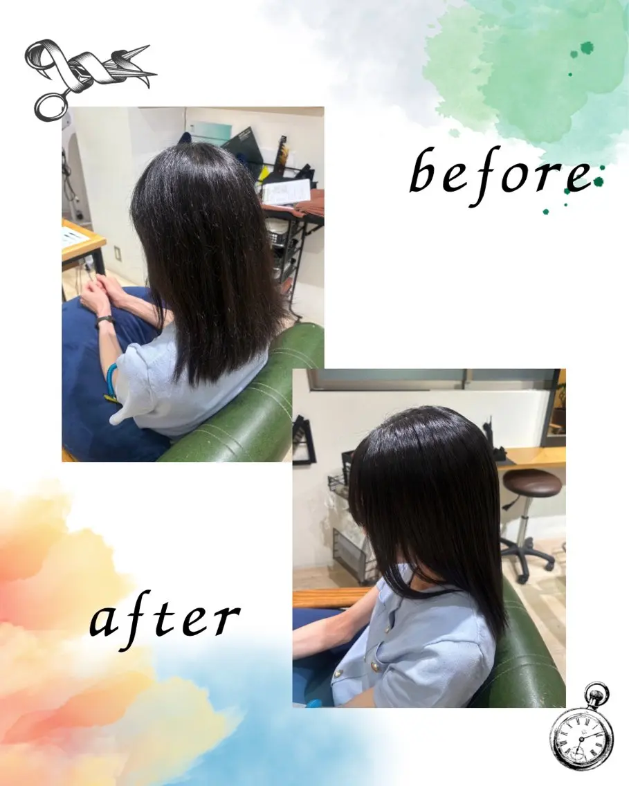 ロング 髪質改善 縮毛矯正 Palacchi Hakuのヘアスタイル