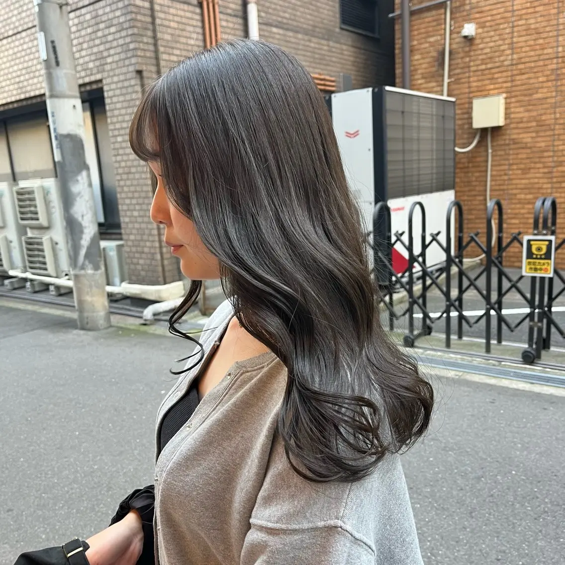 ミディアム カラー ヘアカラー トリートメント 梅田/髪質改善カラー ❄︎ mikiのヘアスタイル