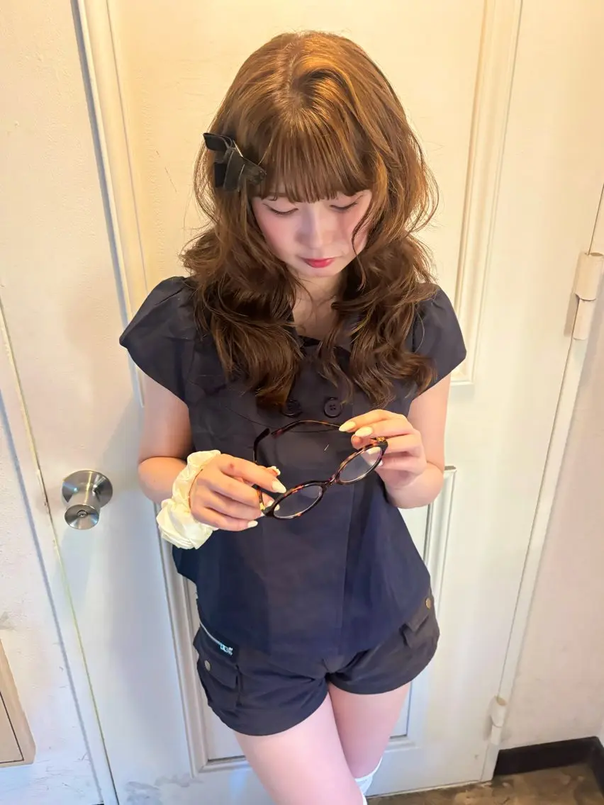 カラー ベージュカラー ブリーチ 透明感カラー ダブルカラー ブリーチなしカラー ヘアカラー rinka/カット モデル ベージュのヘアスタイル