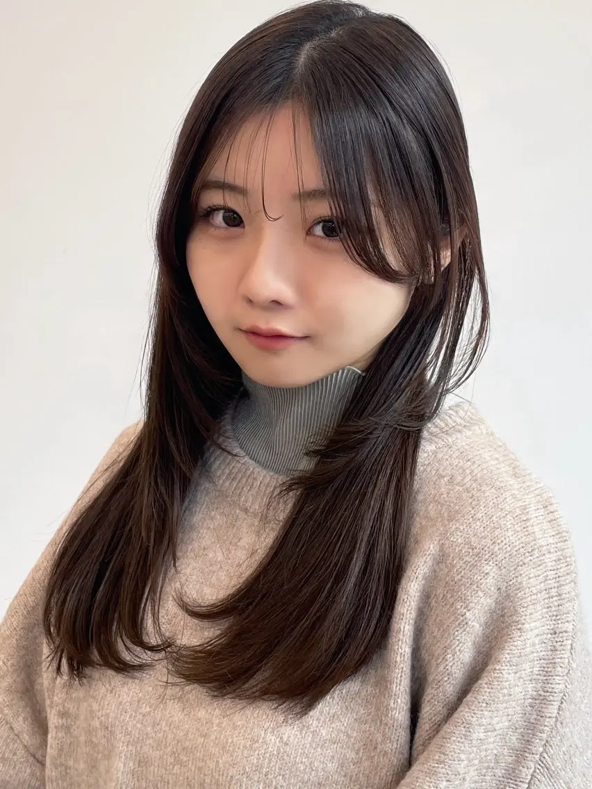 【撮影必須】セットいらずニュアンスパーマ＋レイヤーカットの写真