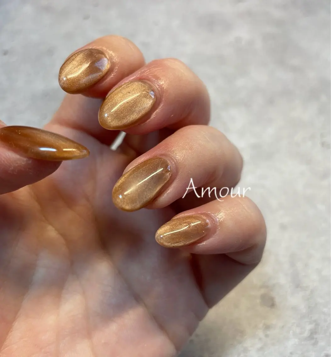 ネイル マグネットネイル ハンドネイル Nail Salon Amourのネイルデザイン