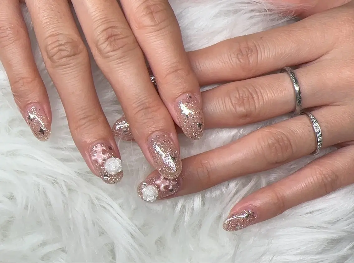 ネイル フラッシュネイル マグネットネイル ハンドネイル nail salon OnRのネイルデザイン