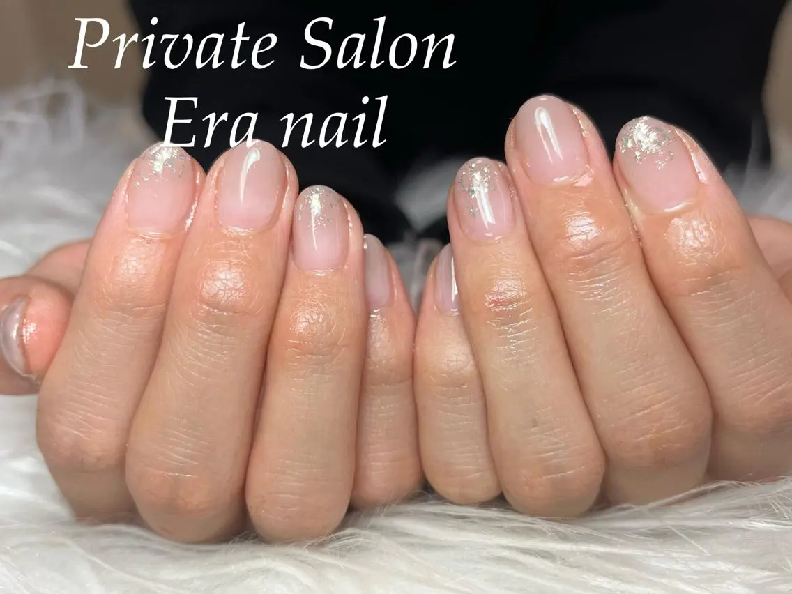 ネイル グラデーション ラメ(グリッター) Era nailのネイルデザイン