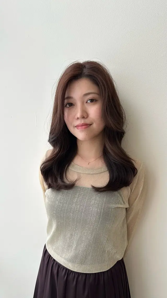 カラー ブラウンカラー ピンクカラー 艶髪/ブリーチなし Wカラー🌺yuiのヘアスタイル
