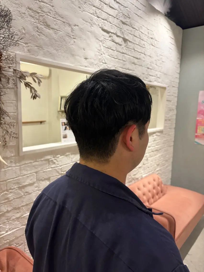 メンズ MAHAE 東芝のヘアスタイル