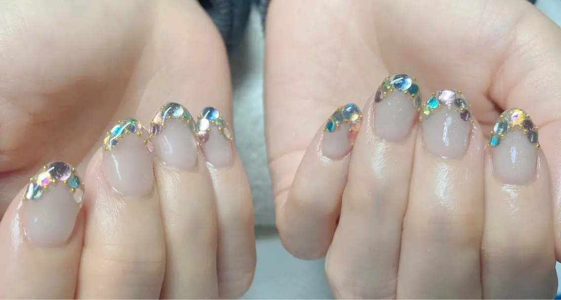 ネイル 持ち込み ニュアンスネイル🌈 MYU Nailsのネイルデザイン