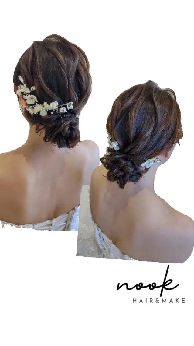 ヘアアレンジ hair&make nookのヘアスタイル