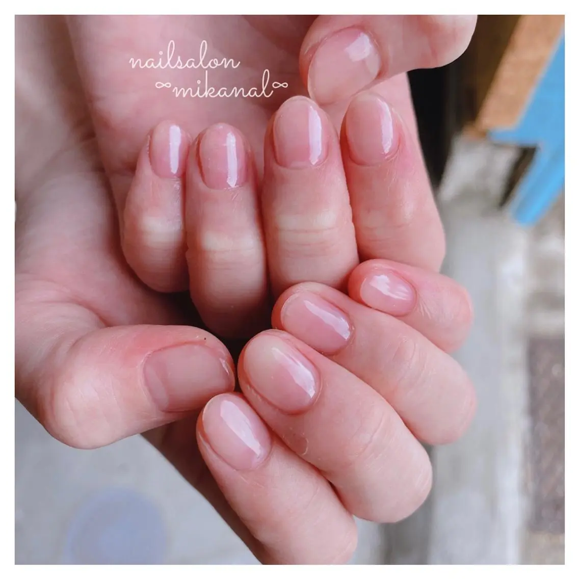 ネイル クリアネイル nailsalon ∞ ﾐｶﾅﾙ ∞のネイルデザイン