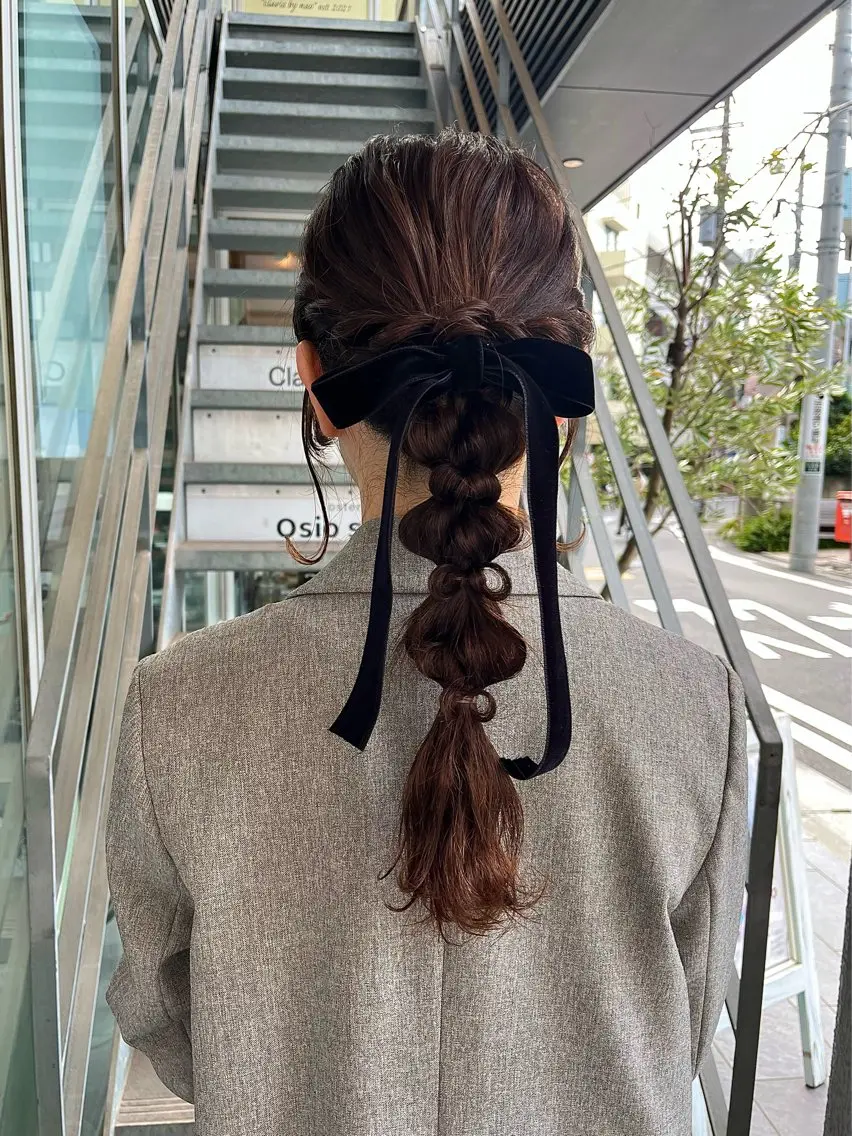 ヘアアレンジ イケハラ ナナミのヘアスタイル