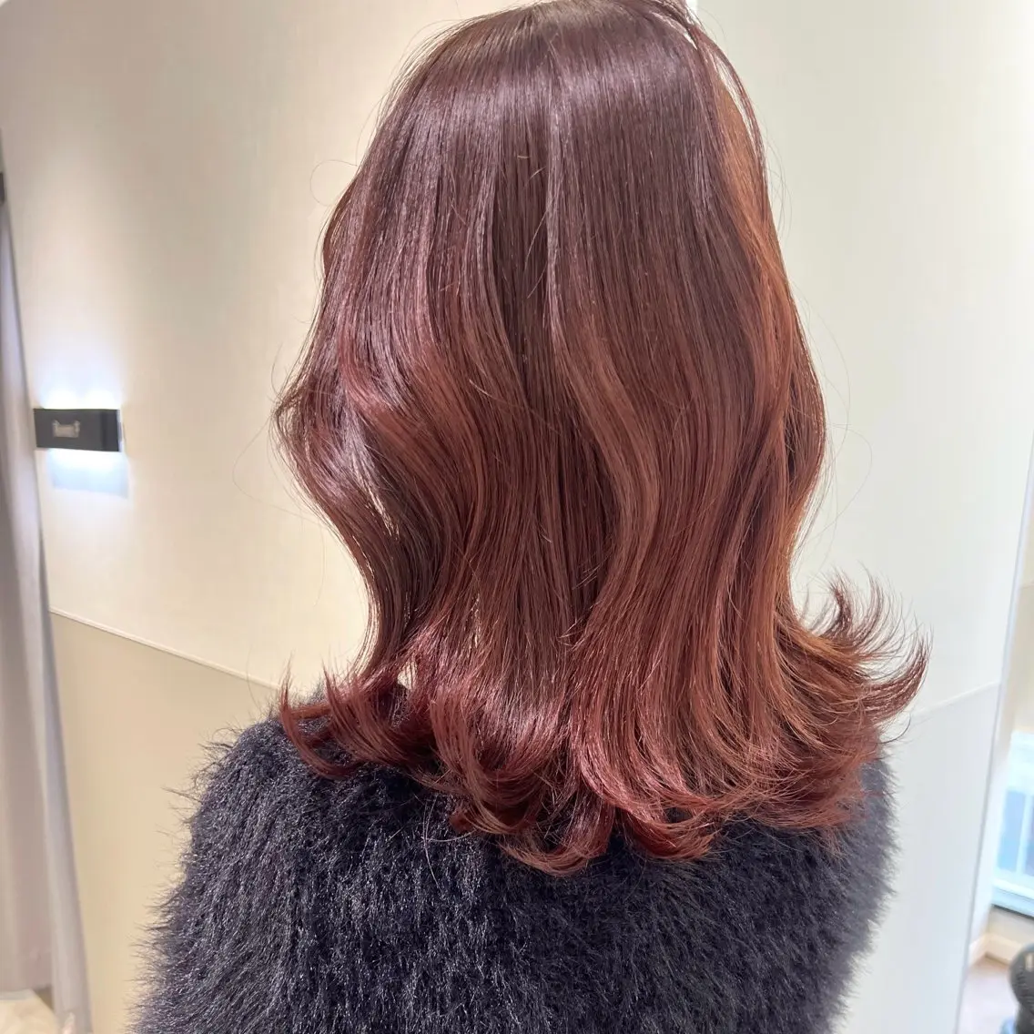 ミディアム カット ヘアカラー トリートメント 韓国モテhair🍑 momoのヘアスタイル