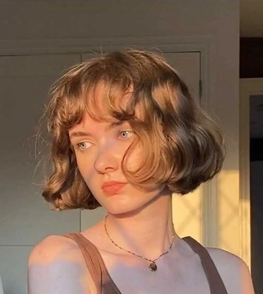 ショート パーマ 西山 凜のヘアスタイル