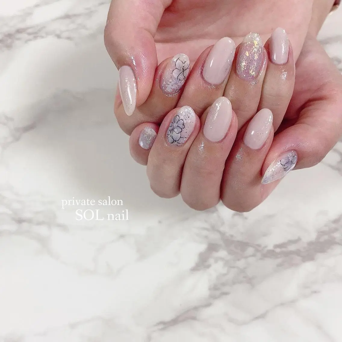 ネイル ハンドネイル SOL NAILのネイルデザイン