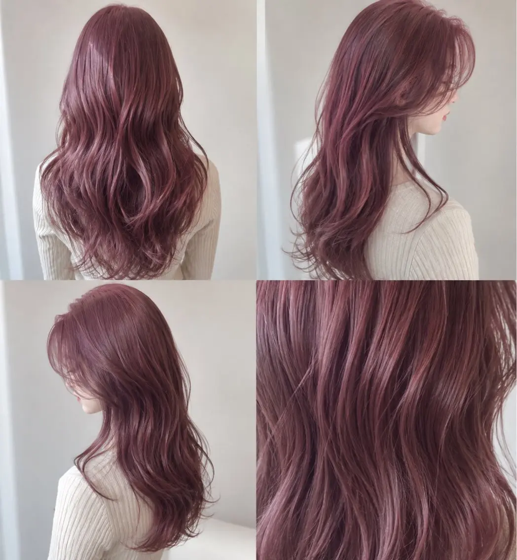 カラー ピンクカラー ヘアカラー 天王町×似合わせカラ ー✨喜納彬斗のヘアスタイル