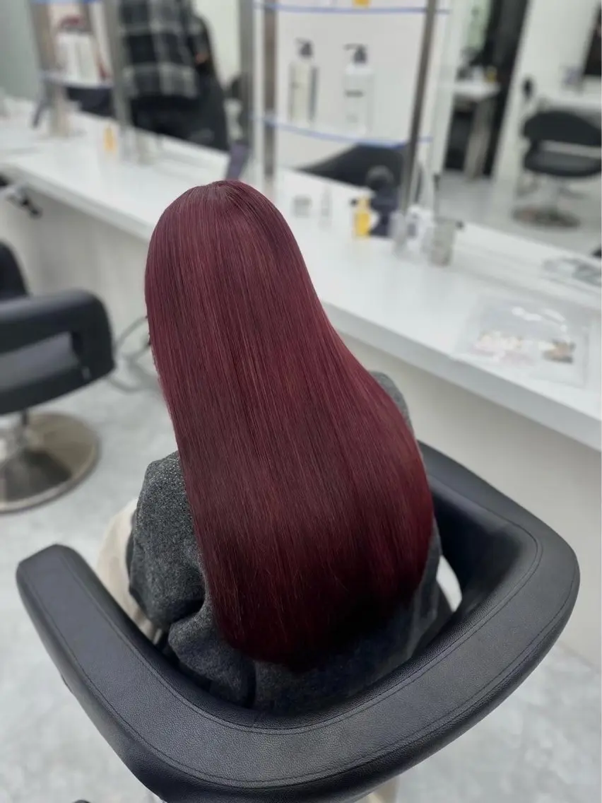 セミロング カラー ヘアアレンジ ケアカラー ヘアカラー ヘッドスパ ヘアセット 🤍韓国暖色ヘアNo .1🤍渋谷/らいるのヘアスタイル