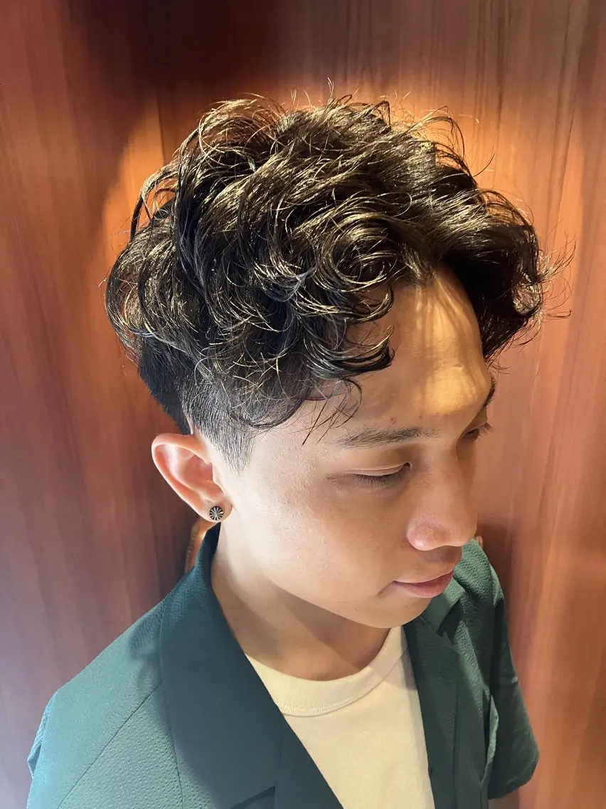 ショート パーマ メンズ メンズパーマ SAKI SAKIのヘアスタイル