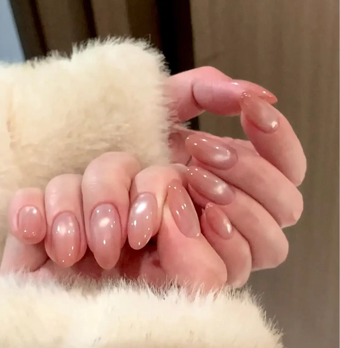 ネイル オーロラネイル 長さ出し フラッシュネイル フラワーネイル フットネイル ハンドネイル 🎀 Ruruのネイルデザイン