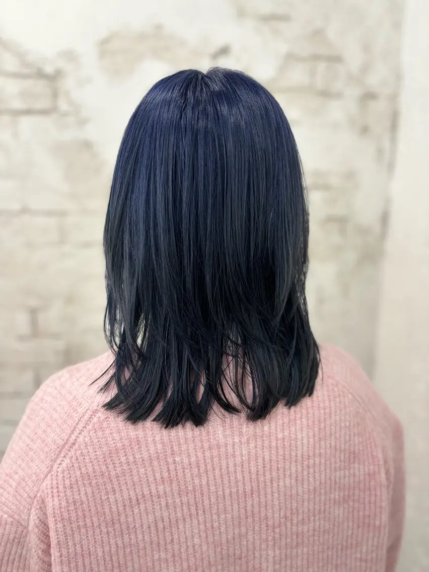 ミディアム カラー ヘアカラー トリートメント ヘッドスパ ヘアセット ️韓国ヘア/レイヤー カットYūka❤️のヘアスタイル