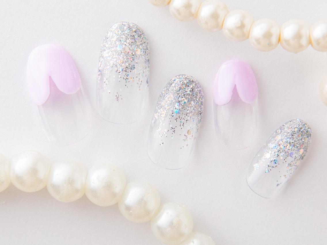 ネイル 桜ネイル 成人式 長さ出し フラッシュネイル フットネイル 💗🪽Tiary Nail🪽💗のネイルデザイン