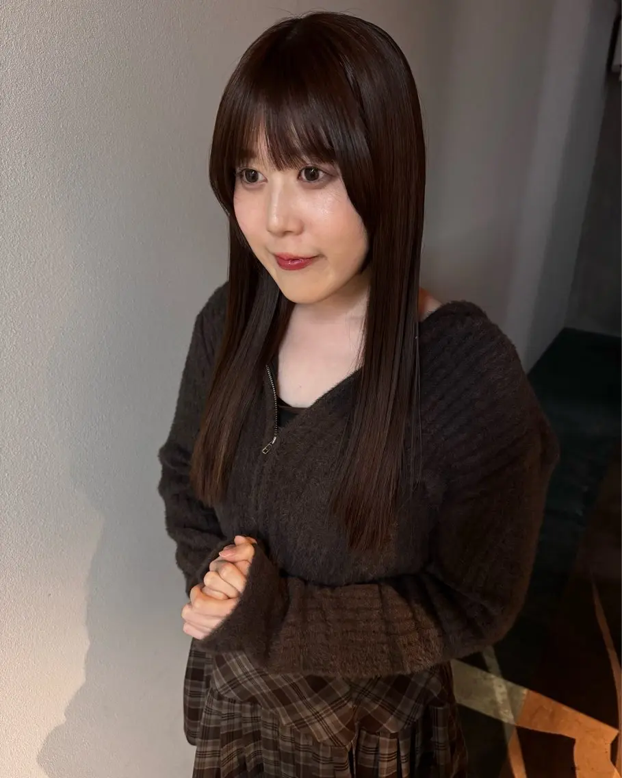 ロング カラー ヘアカラー たけかわ みちのヘアスタイル