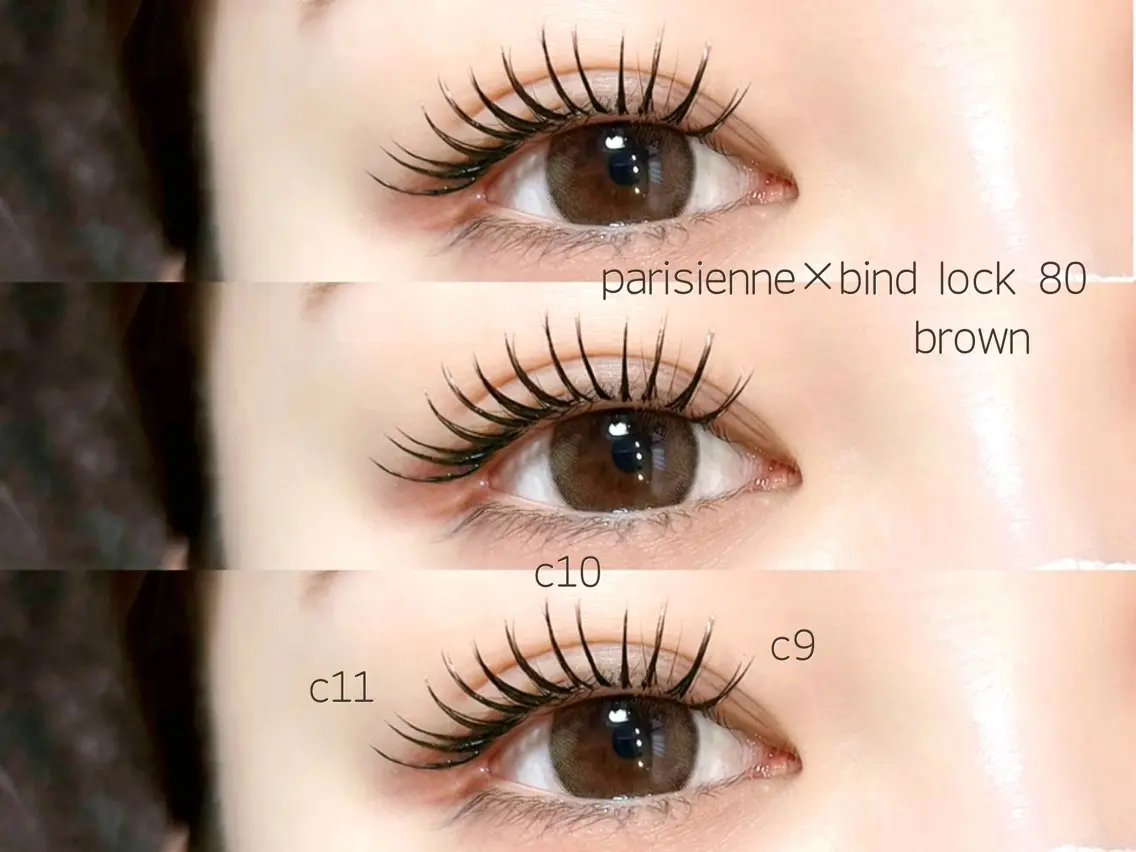 マツエク・マツパ バインドロック カラーマツエク パリジェンヌラッシュリフト マツエク eyelist ⌇ minami 𖠚ᐝのマツエク・マツパデザイン