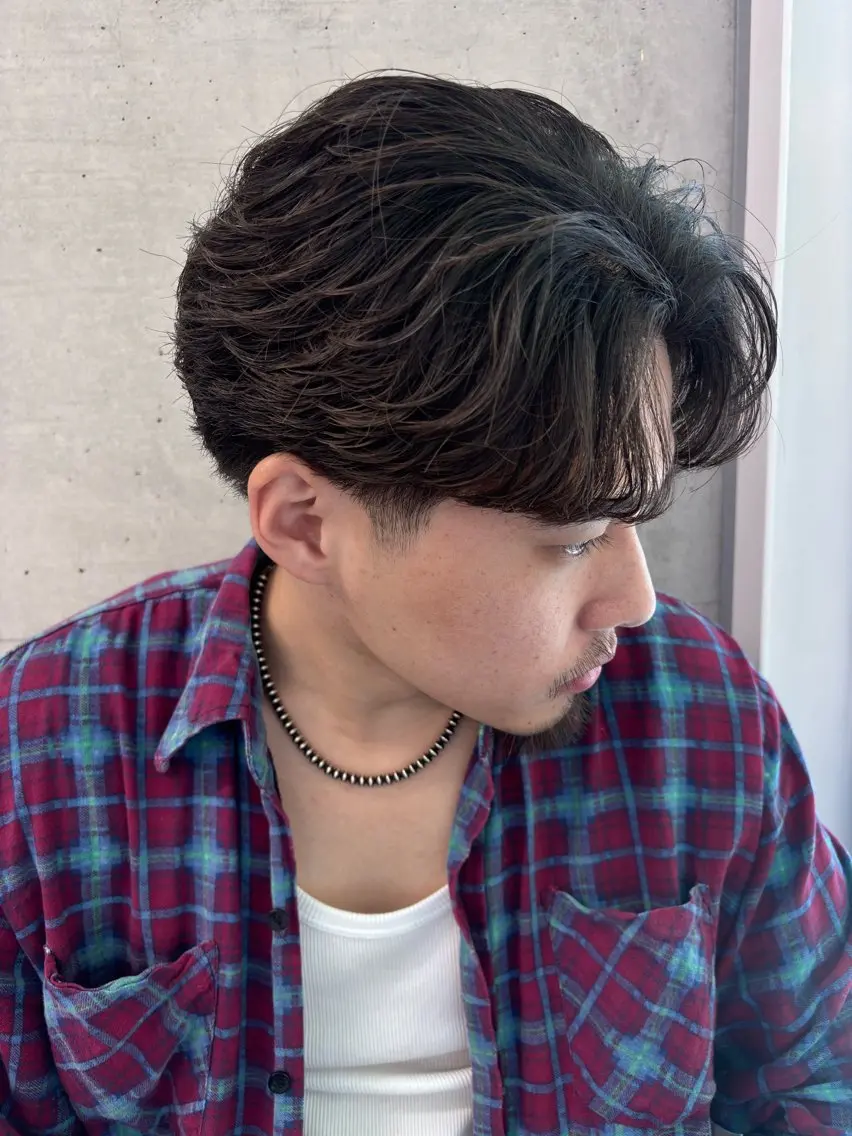 パーマ メンズ カット パーマ 波巻き・ツイスパ得意 /パーマ職人古田和也のヘアスタイル