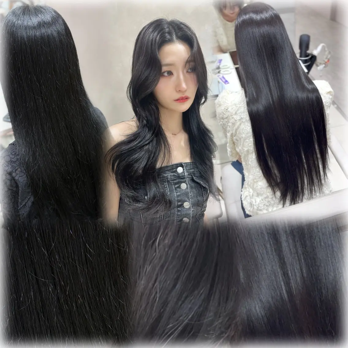 ロング カラー 黒髪 銀座/レイヤー/ 透明感カラー✨りくのヘアスタイル