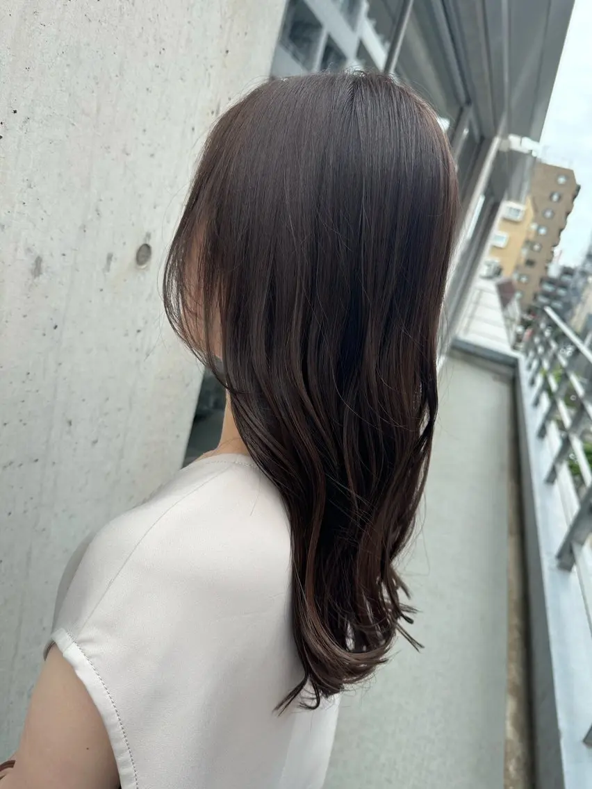ロング カラー カット ヘアカラー トリートメント 髪質改善⭐️縮毛矯正 中野⭐️Rinaのヘアスタイル