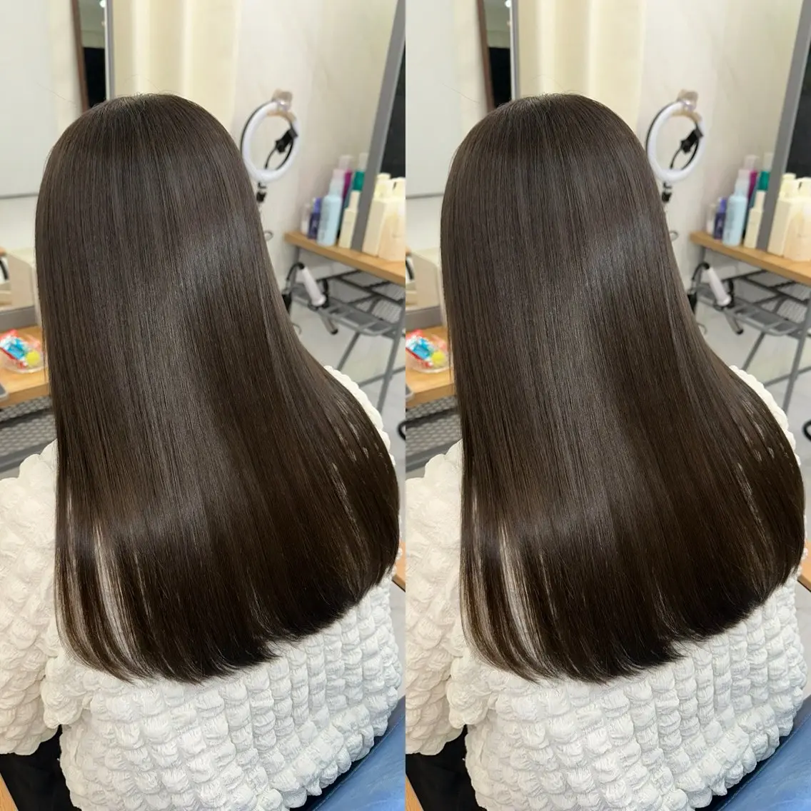 ロング 髪質改善🩵縮毛矯正 代々木/木下のヘアスタイル