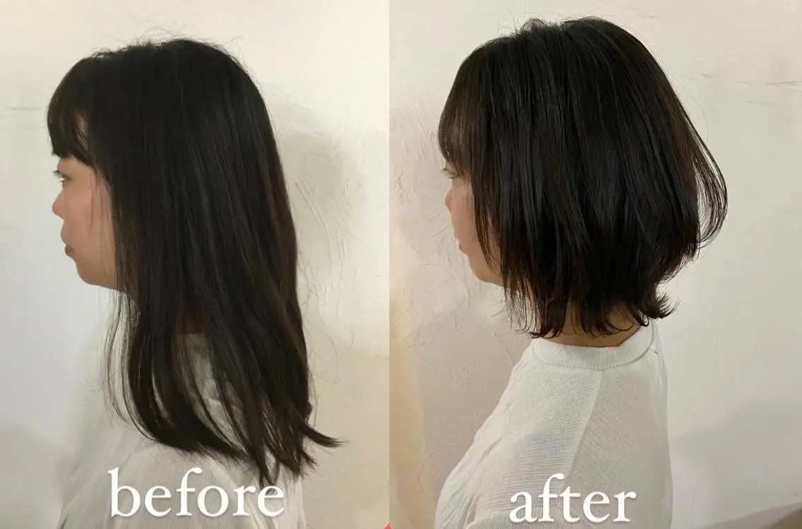 ミディアム 植野/新宿 高田馬場のヘアスタイル