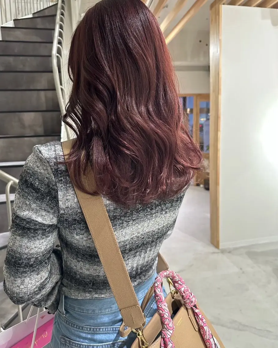 セミロング カラー カット ヘアカラー トリートメント 🌬️attrait 髪質改善/個室サロンのヘアスタイル