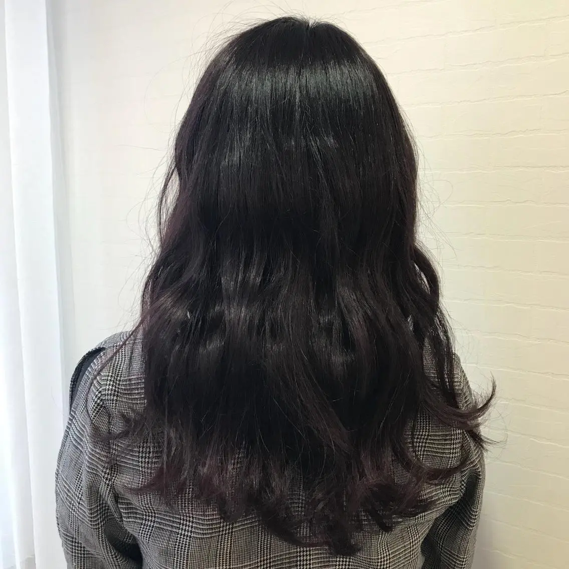 ロング カラー オリーブ/アッシュ やわらか透明感カラーのヘアスタイル