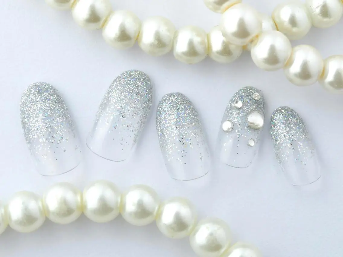 ネイル 桜ネイル クリアネイル フットネイル ジェルネイル キラキラネイル 💗🪽Tiary Nail🪽💗のネイルデザイン